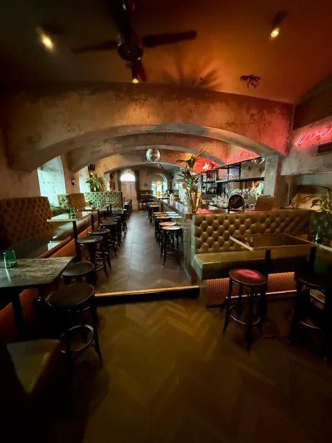 Front bar, looking from the entrance along the counter